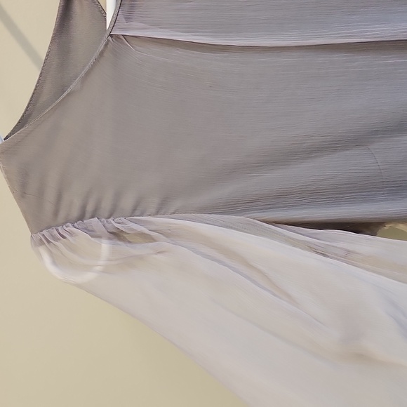 Beaded Sheer Overlay Dress - Picture 3 of 6